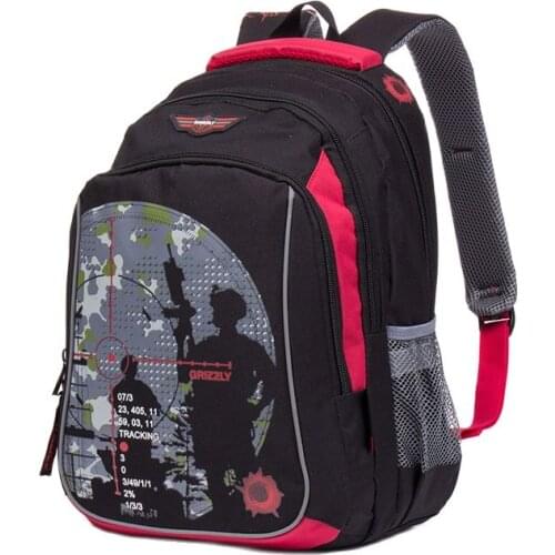 Military Theme School Bags for Boys Orthopedic Backpacks Primary School Kids Backpack Children Bags Grade 1-6 Mochila Escolar