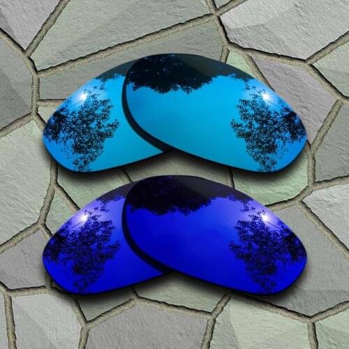 Sky Blue&Violet Blue Sunglasses Polarized Replacement Lenses for Oakley Monster Dog