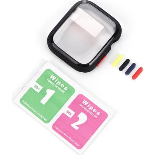 Waterproof Full Screen Protector For Apple Watch 6 SE 5 4 40mm Watch Screen Tempered Glass For iwatch 6 SE 5 4 Accessories