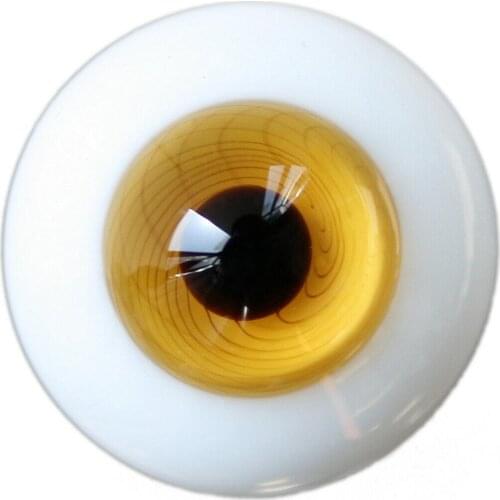 [wamami] 6mm Orange Glass Eyes Eyeball BJD Doll Dollfie Reborn Making Crafts