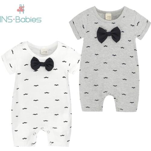 2020 Summer New Short Sleeved clothes for newborn boys Baby Romper kids Cotton Newborn Unisex Baby Pajamas Boys Costumes