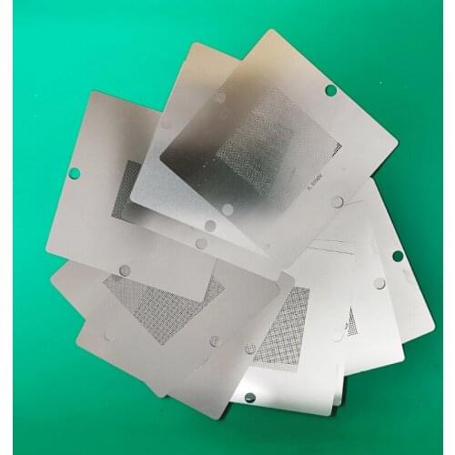 10 pcs/set 90 * 90 mm Bga Stencil for Laptop Universal Reballing tools and rework station