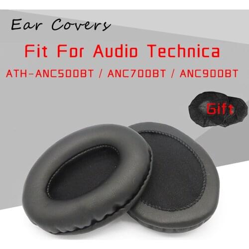 Ear Pads For Audio Technica ATH-ANC500BT ATH-ANC700BT ATH-ANC900BT Headphone Earpads Replacement Headset Ear Pad PU Leather