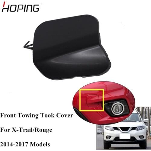 Hoping Auto Front Towing Hook Cover Cap For Nissan X-Trail Xtrail 2014 2015 2016 2017 OEM622A0-4CL0A