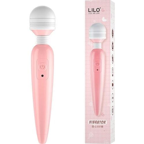LILO Usb Charging Magic Wand Adult Toys for Women Powerful Body Massager Clitoral Stimulation Vibrator AV Vibrator Sex Machine