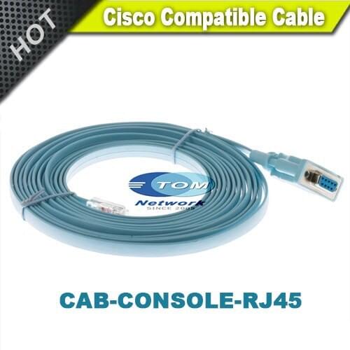 NEW cable CAB-CONSOLE-RJ45 CONSOLE Cable DB9 female to RJ45 6FT for cisco router swtich ap