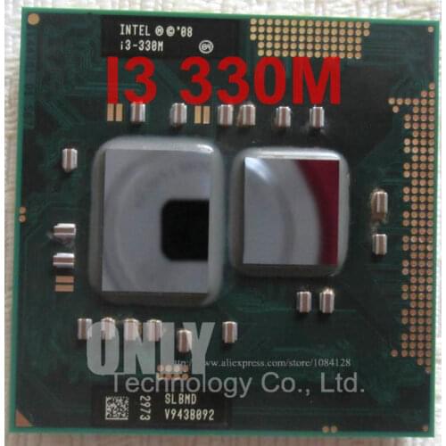 Original Intel core Processor I3 330M 3M Cache 2.1 GHz Laptop Notebook Cpu Processor Free Shipping I3-33M