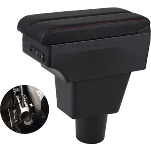 For Lada Xray armrest box central content box interior Lada Xray Armrests Storage car-styling accessories part with USB
