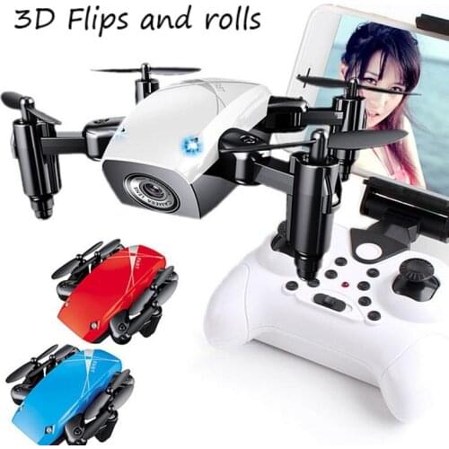 S9 RC Mini Drone 4k Dual Camera HD Wide Angle Camera WIFI FPV Aerial Photography Helicopter Foldable Quadcopter Dron Toys