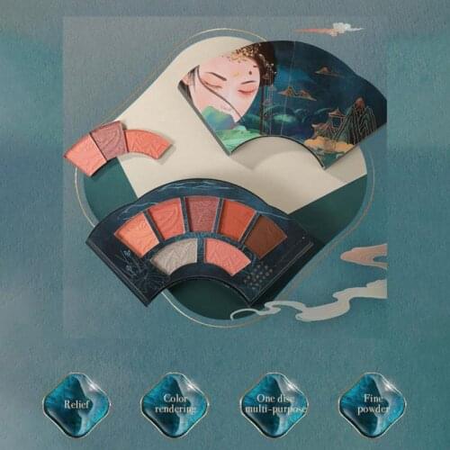 Shimmer Matte 7 Color Professional Mini Shadow Eyeshadow Matte Eyeshadow Waterproof Cosmetics Long Lasting Eye Makeup TSLM1