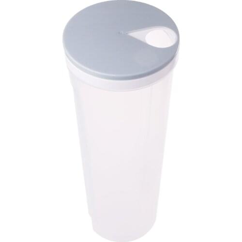 K5DC Tall Food Storage Box Spaghetti Noodles Container Grain Cereal Jar Airtight Leak