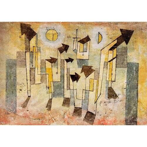 High quality Oil painting Canvas Reproductions Wall Painting from the Temple of Longing by Paul Klee Painting hand painted