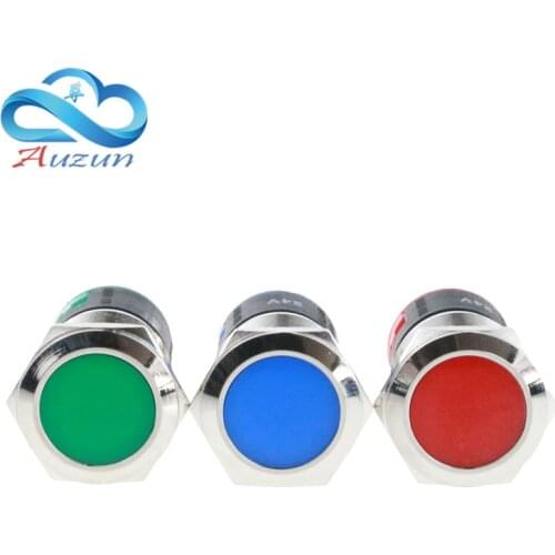 Ten pcs The 22mm metal indicator lamp red green and yellow blue white 6V.12V.24V.48V.110V.220V