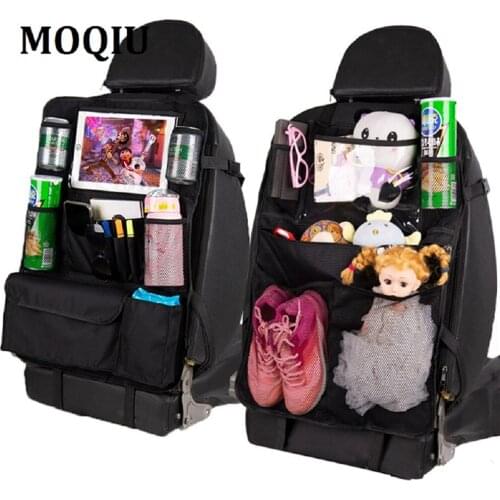 2018 Car Oxford Cloth Seat Back Storage Bag Drink Phone Organizer Nets Car Style Durable Car Accessories Interior Mass Supplies