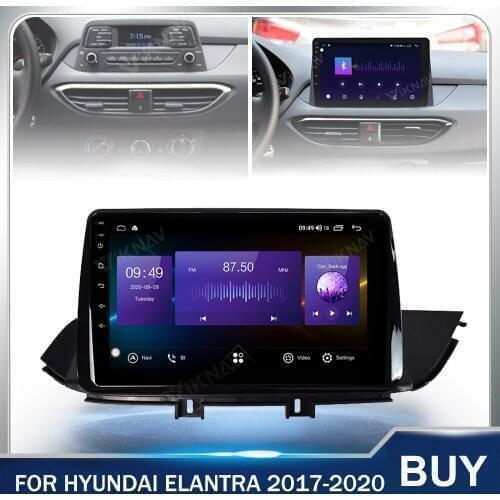9 inch touch screen Car Radio GPS Navigation For Hyundai Elantra 2017 Car Head Unit 128G 2din Stereo Recorder DVD player