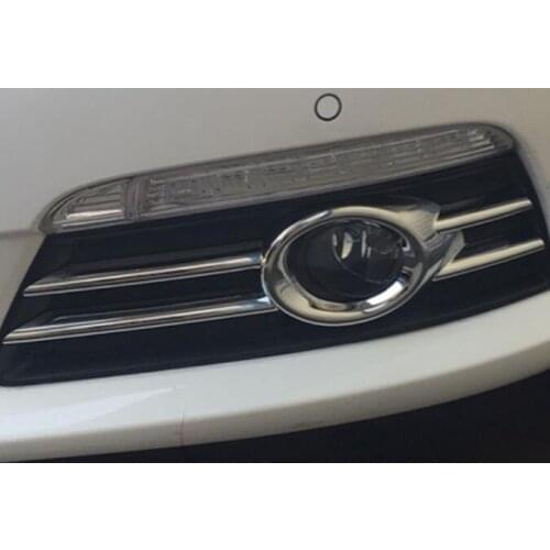 ABS Chrome Front Fog light Lamp Cover Trim 2009-2011 for Volkswagen PASSAT CC Car styling