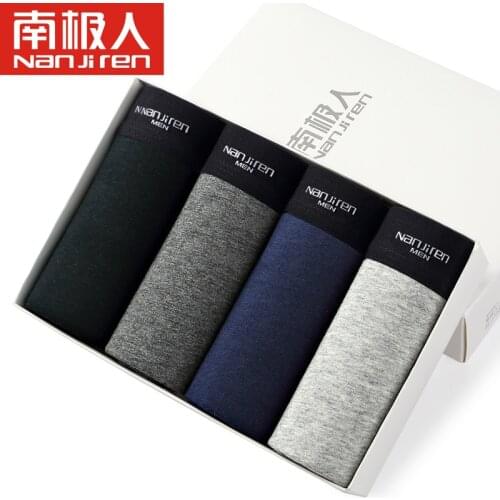 NANJIREN Brand Mans Underwear COTTON Boxer Shorts High Quality Panties Ropa Interior Hombre Sexy Gift for A Man Bokserki Boxers