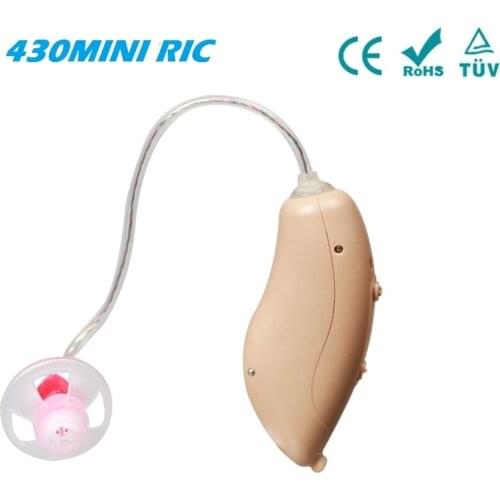 Acosound Digital Hearing Aid RIC mini invisible 4 Channels 430RIC Hearing Aids for elder Amplifiers Small Ear Aid Hearing Device