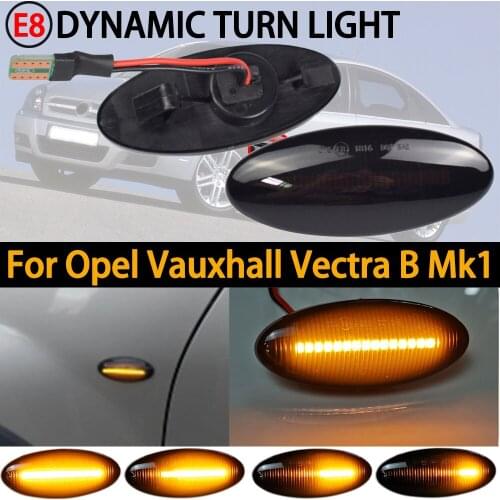 For Opel/Vauxhall Vectra B 1995-2002 J96 Vauxhall B CC 1995-2003 LED Side Marker Light Lamp Dynamic Turn Signal Indicator Light