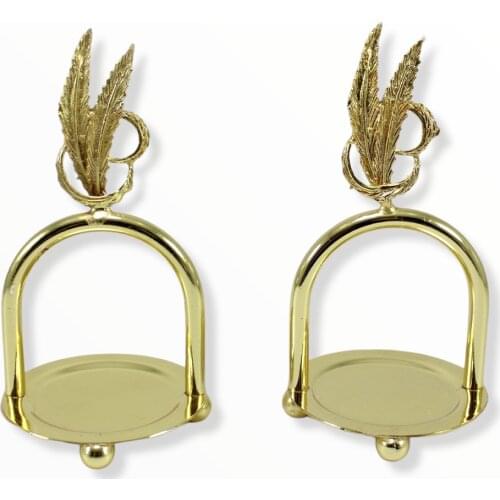 Tulip Home Accessories - 2 Sugar Bowl - Gold