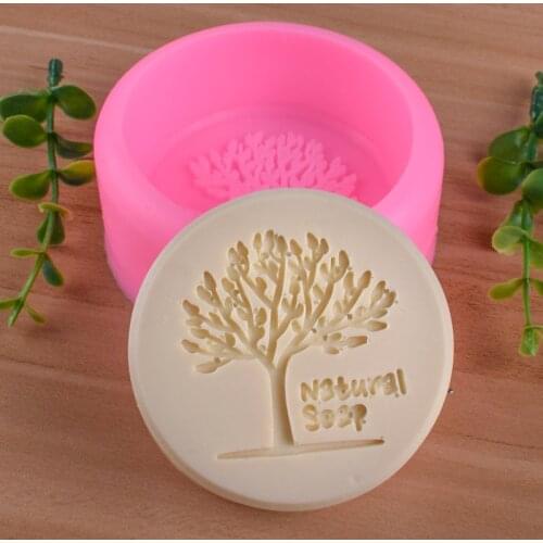 Tree Shape Handmade Soap Mold Homemade DIY Cake Mold Soap Making Mold
