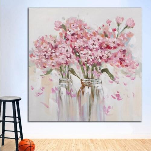 Large size Printing Oil Painting Abstract Flowers 12 beauty wall art canvas prints pictures for living room and bedroom No Frame