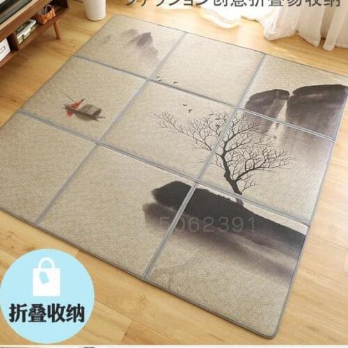 Carpet bedroom Japanese tatami mats summer rattan living room mat mat childrens room full crawling mat