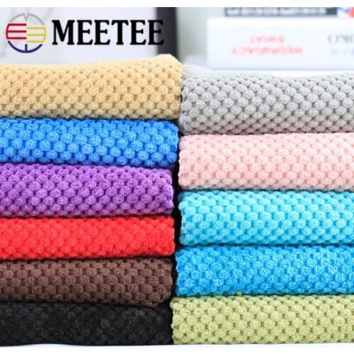 Meetee 50/100X150cm Polyester Nylon Corduroy Fabric for Sofa Mats Velvet Cloth DIY Garment Sewing Fabric Material