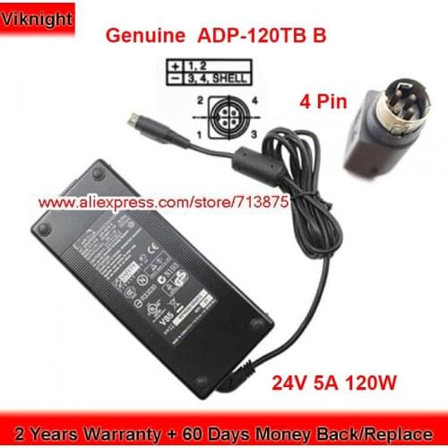 Genuine ADP-120TB B Charger 120W 24V 5A AC Adapter LT-23D50BK for Toshiba TVS 20WL56B 20WLT56B 23WL46G Power Supply