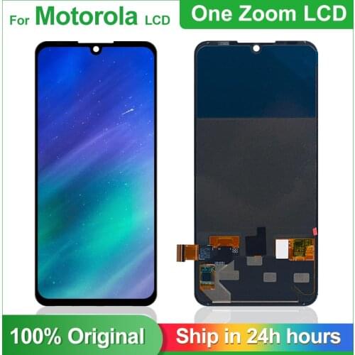 6.39''Original For Moto One Zoom XT2010 Xt12010-1 Lcd Screen Display Touch Glass Digitizer Assembly For Moto One Zoom Display