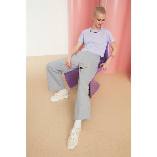 Trendyol Ripped Detailed Knit Sweatpants TWOAW21EA0116
