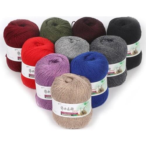 Yarn Wool Knitting Yarn Crochet Wolle Yarn Laine Lana Para Tejer Cashmere Line Hand-Knitted In Baby Wool Scarf Line Fine Wool#W