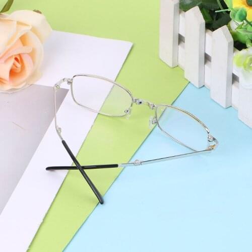 Silver Metal Snap Folding Reading Glasses with Case +1.5 +2.0 +2.5 +3 +3.5 +4.0