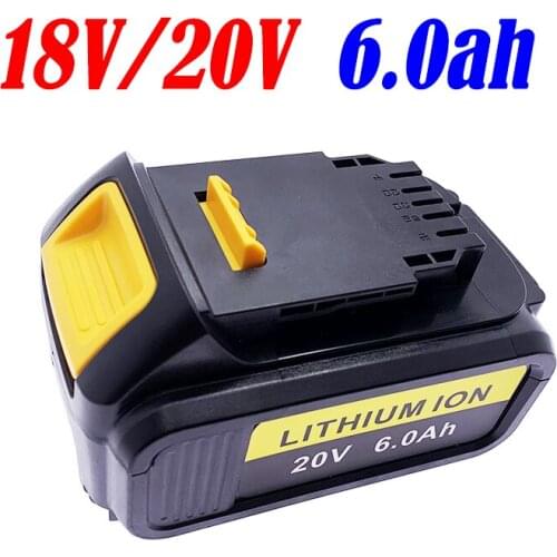 20V 6.0Ah DCB200 Replacement Li-Ion Battery For DeWalt MAX XR DCB205 DCB201 DCB203 Power Tool Batteries