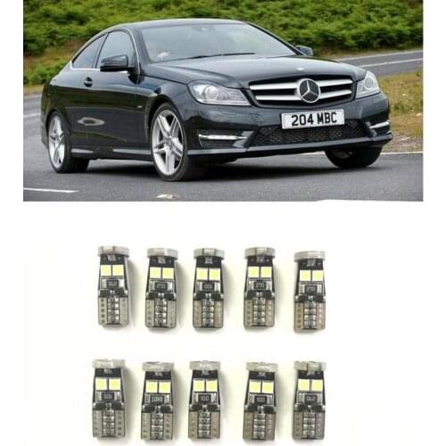 Canbus w5w Led interior lights For mercedes w246 w203 w204 s204 cl203 a209 c209 w414 w639 w638 c219 w219 w210 w211 w212 s211