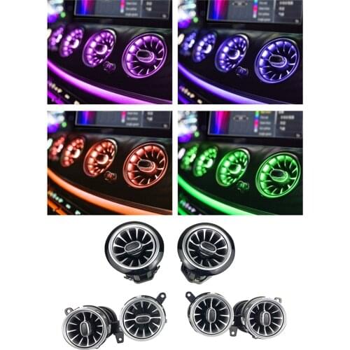 For benz E class W213 E200 E320 LED turbine air vent Car air condition vent decoration ambient light lamp