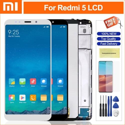 5.7'' LCD For Xiaomi Redmi 5 Redmi5 Touch Screen With Frame Display Touch Screen Digitizer Assembly Replacement For Redmi5 Lcd