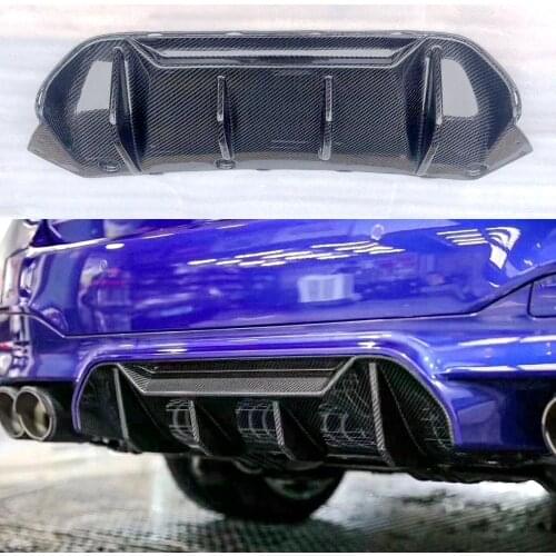 1pcs M5 Carbon Fiber Rear Bumper Spoiler Diffuser for BMW F90 M5 Original M Bumper 2018 UP ( NOT fit M-tech M-sport Bumper )