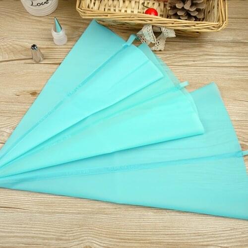 5PCS/LOT Reusable Silicone Icing Piping Cream Pastry Bag Cake Decorating Tool Bakery Dessert Baking Kitchen Accessories CT1035