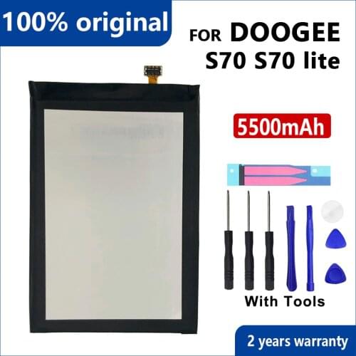 100% Original 5500mAh BL 5500 Phone Battery For Doogee S70 S70 Lite Phone High quality Batteries With Tools+Tracking Number