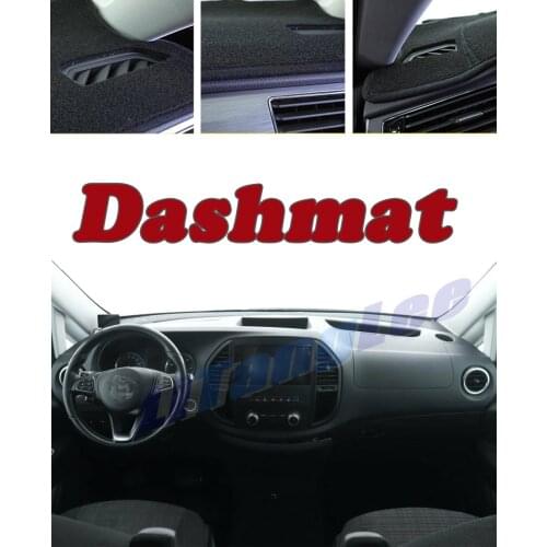 Car DashMat Cover Sun Protection Carpet Anti Slide Pad For For Mercedes Benz Vito Metris Valente MB W447 Insulated Dash Mat