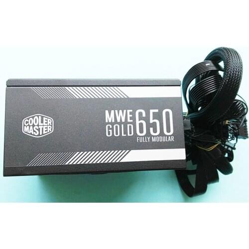 Power Supply MPY-6501-AFAAG For Cooler Master Brand MWE GOLD 650 Full Module ATX RTX2080 Game Host Power Supply 650W