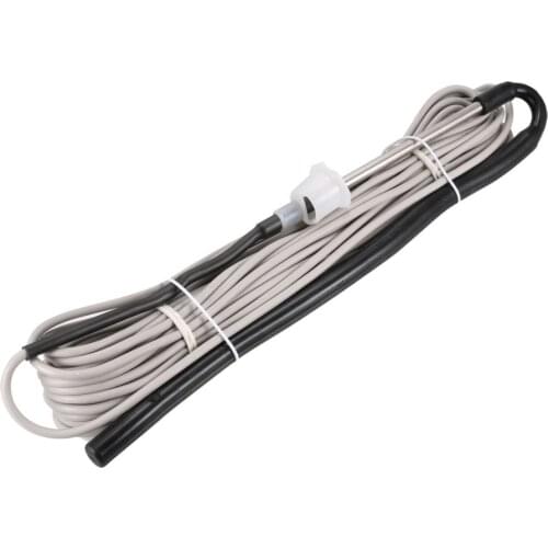 Flexible Water Temperature Level Sensor Probe with 20M Cable 2/4 Cores for Solar Energy Water Heater Controller Side-Mounting