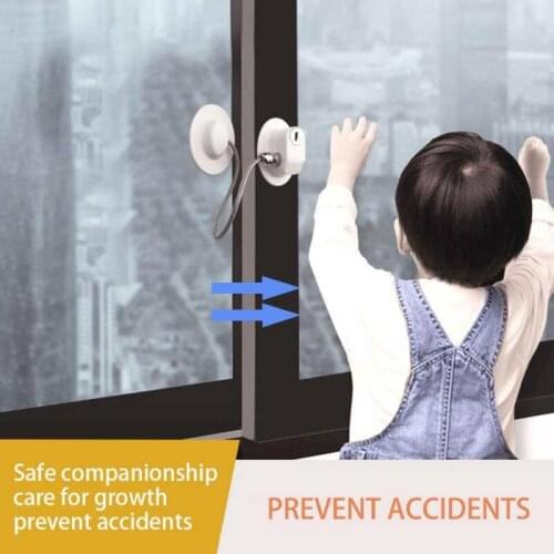 Security Refrigerator Baby Window Door Lock with Key for Child Proof Safety Lock