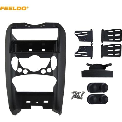 FEELDO 1Pc Car Radio Fascia Frame Adapter for BMW Mini Cooper R55 R56 R57 Stereo CD/DVD Player Trim Dash Panel Frame Kit