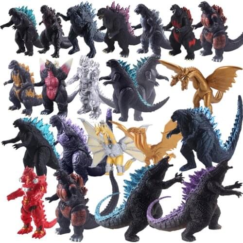 King of Monsters Godzillas Vs. King Kong Movie Toys Figures Soft Monsters Mechanical Dinosaur Toys