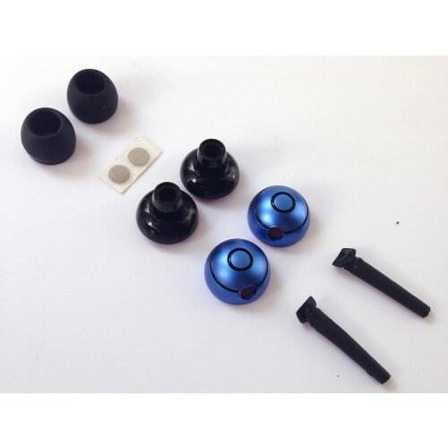 DIY Earphone House shell 2pcs Pure copper Aluminum zinc alloy earbud housing metal