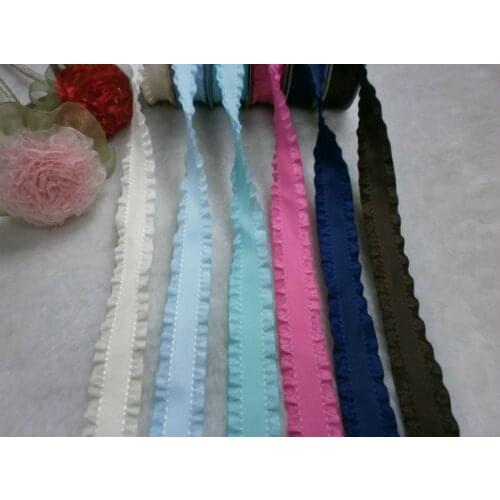 New Arrival! Free Shipping! 7/8'' 22mm Quality Ruffle ribbon, crinkle ribbon, solid design