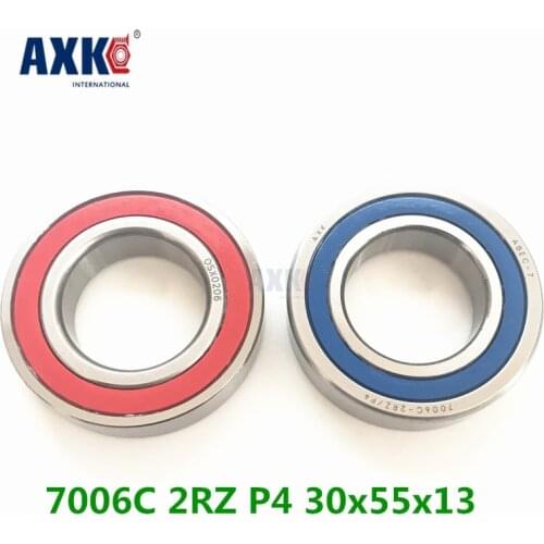 Axk 1pcs 7006 7006c 2rz P4 30x55x13 Sealed Angular Contact Bearings Speed Spindle Bearings Cnc Abec-7