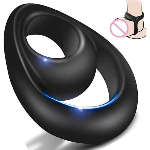 Sex Toys Penis Enlargement Cock Ring Men Erection Rings Delay Ejaculation Sextoy Penisring Ball Stretcher Chastity Cage Sex Shop